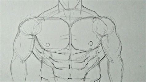 How to draw buff male bodies